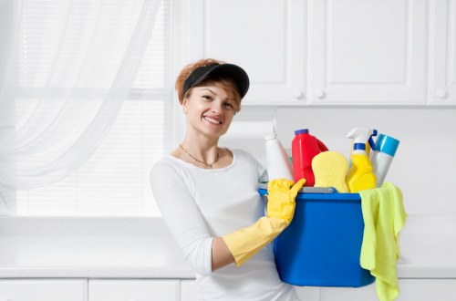 Clean refreshed carpet after steam carpet cleaning